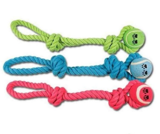 Nayeco Cotton Rope With One Paws Ballgrip